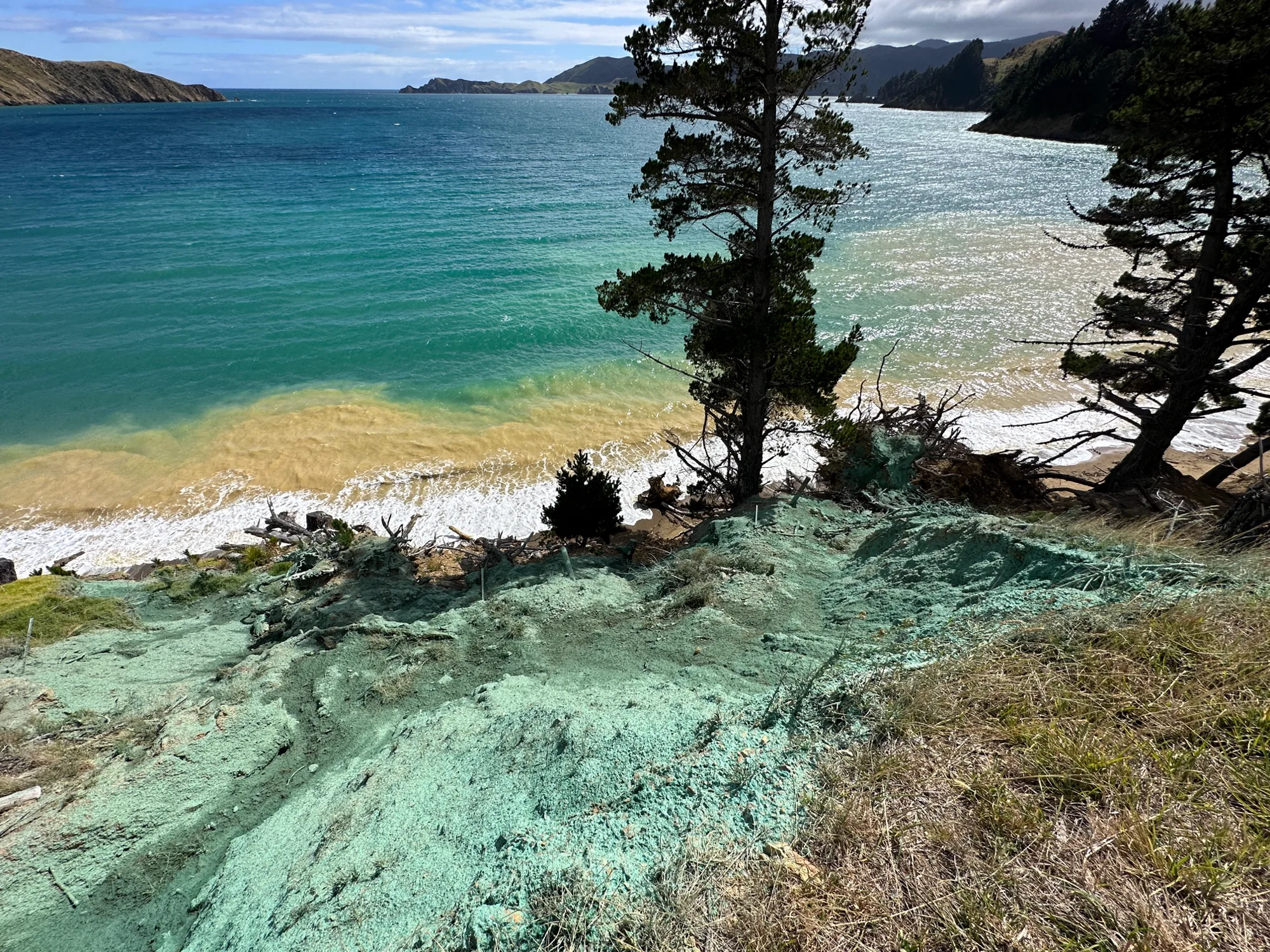 French Pass erosion control completed